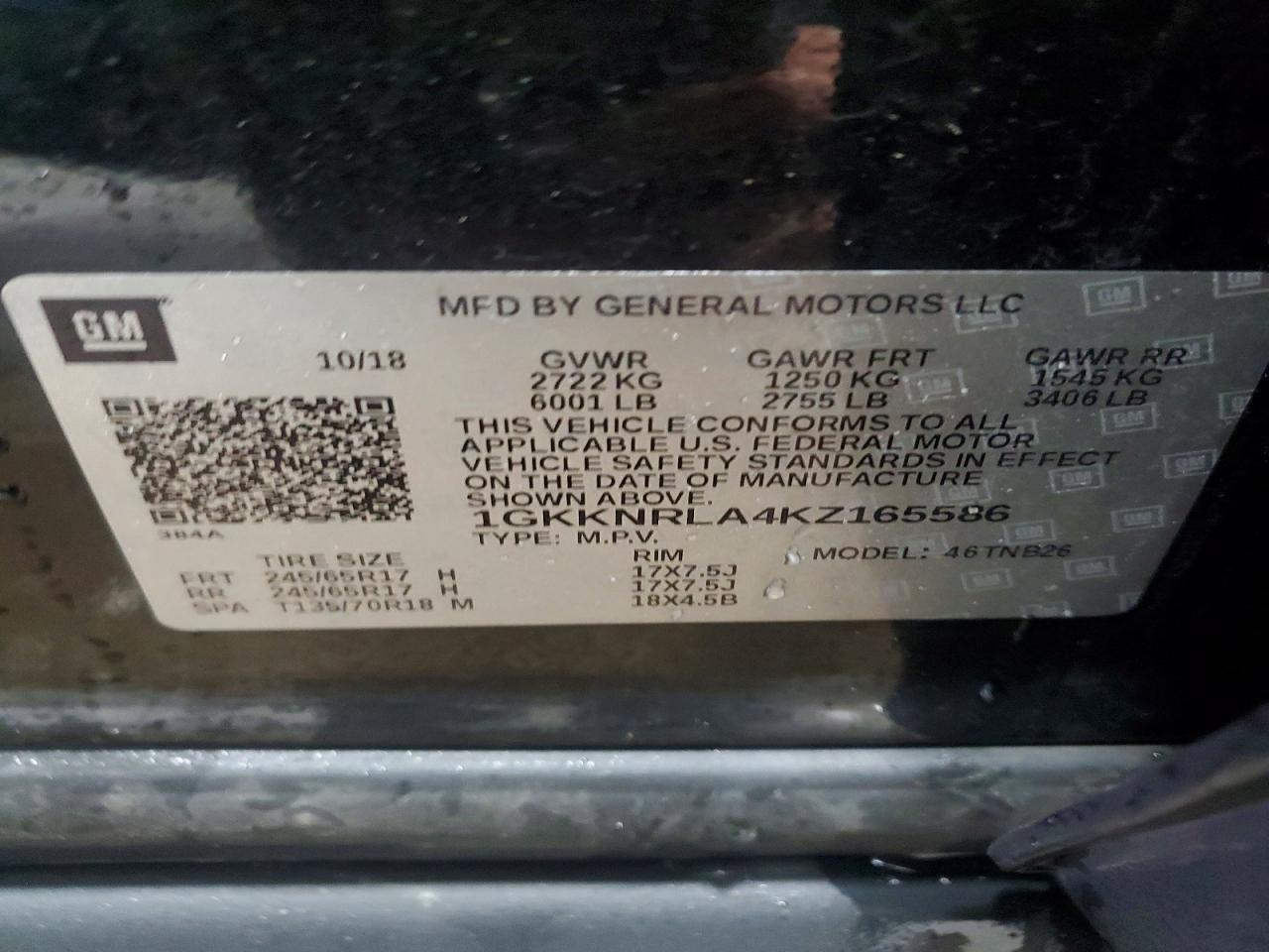 2019 GMC ACADIA SLE photo 12