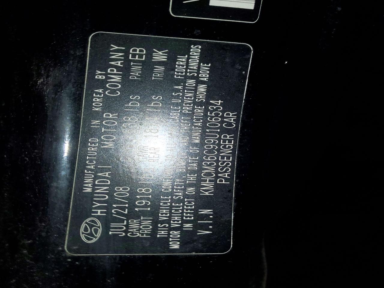 2009 HYUNDAI ACCENT GS photo 37