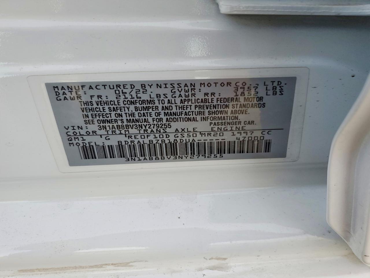 2022 NISSAN SENTRA S photo 23