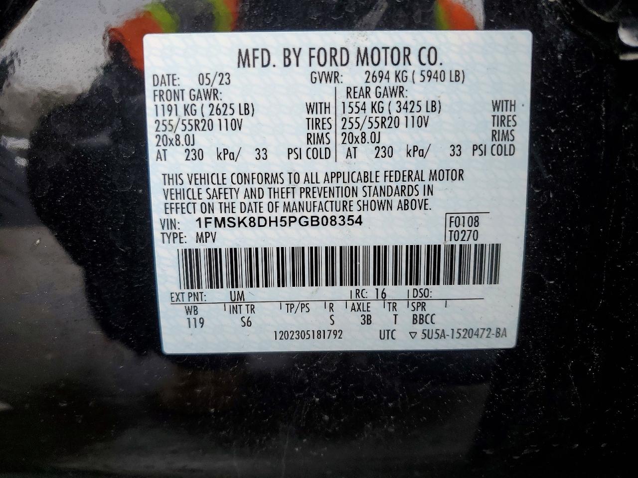 2023 FORD EXPLORER XLT photo 13