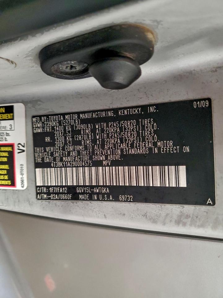 2009 TOYOTA VENZA photo 13