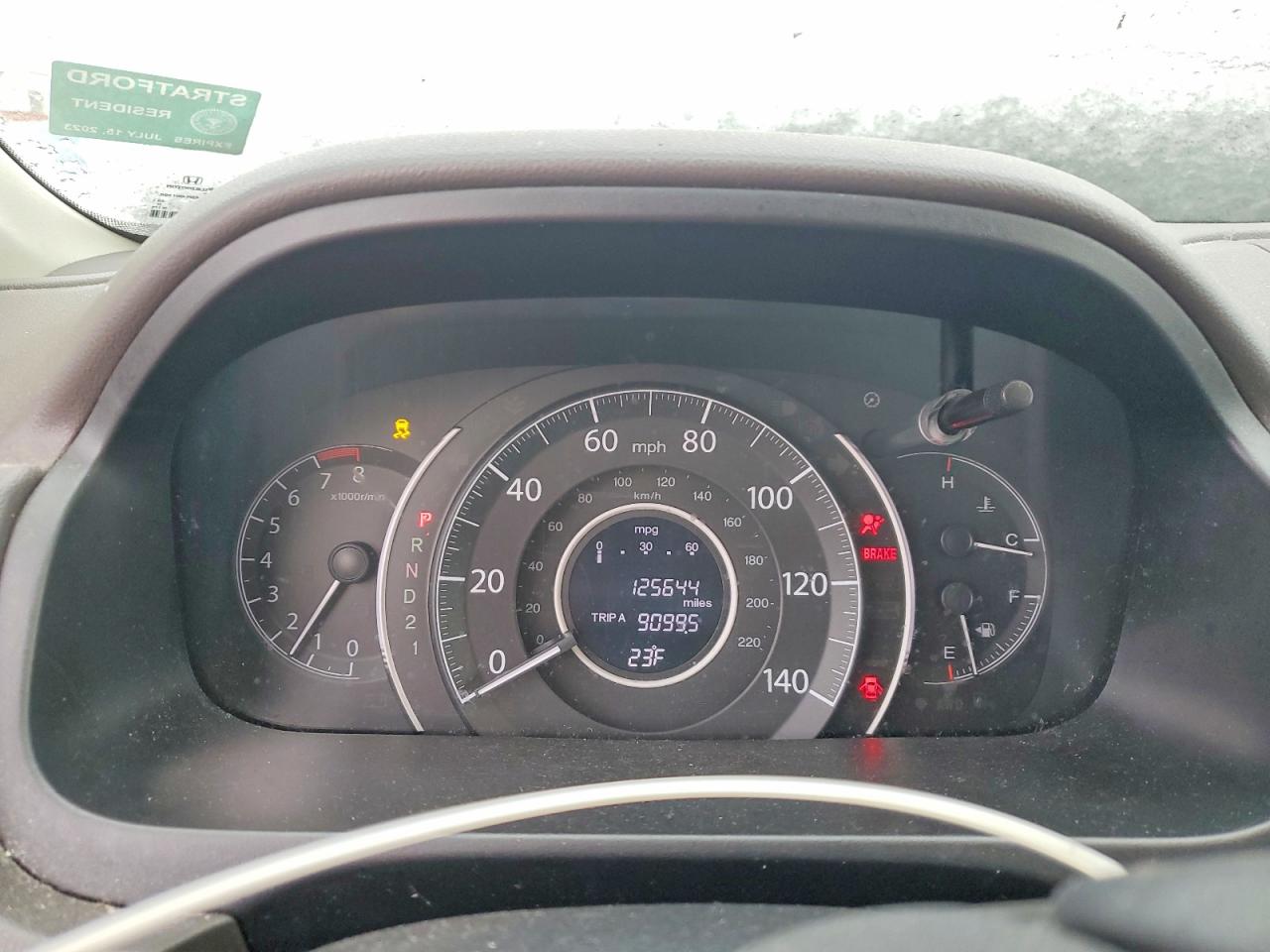 2014 HONDA CR-V EXL photo 9