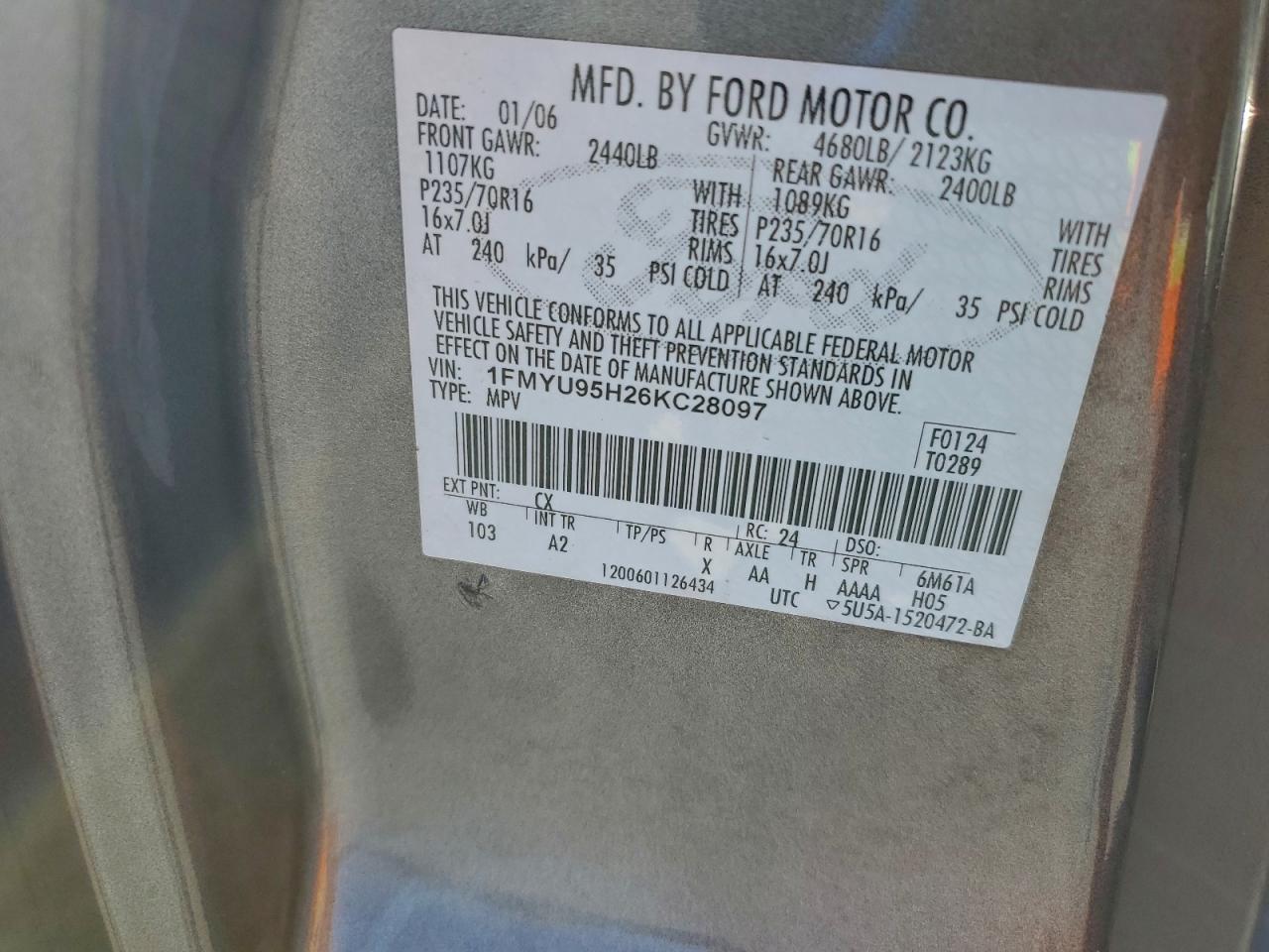 2006 FORD ESCAPE HEV photo 13
