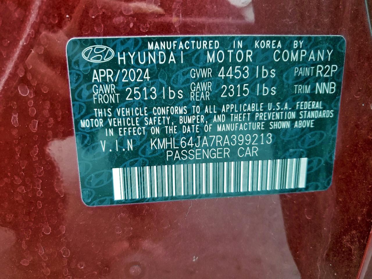 2024 HYUNDAI SONATA SEL photo 23