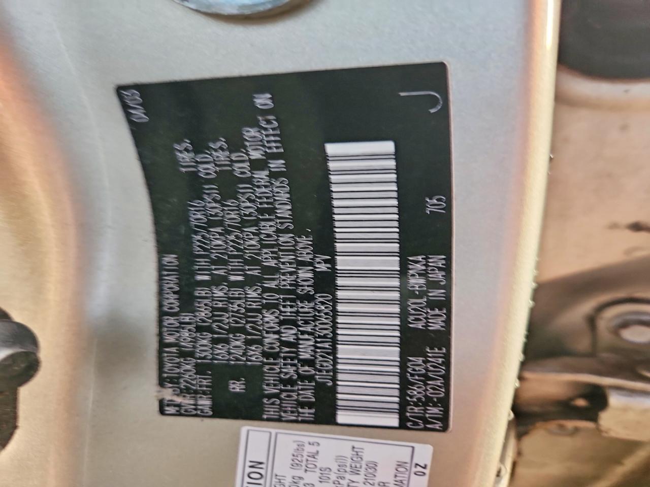 2003 TOYOTA HIGHLANDER BASE photo 40