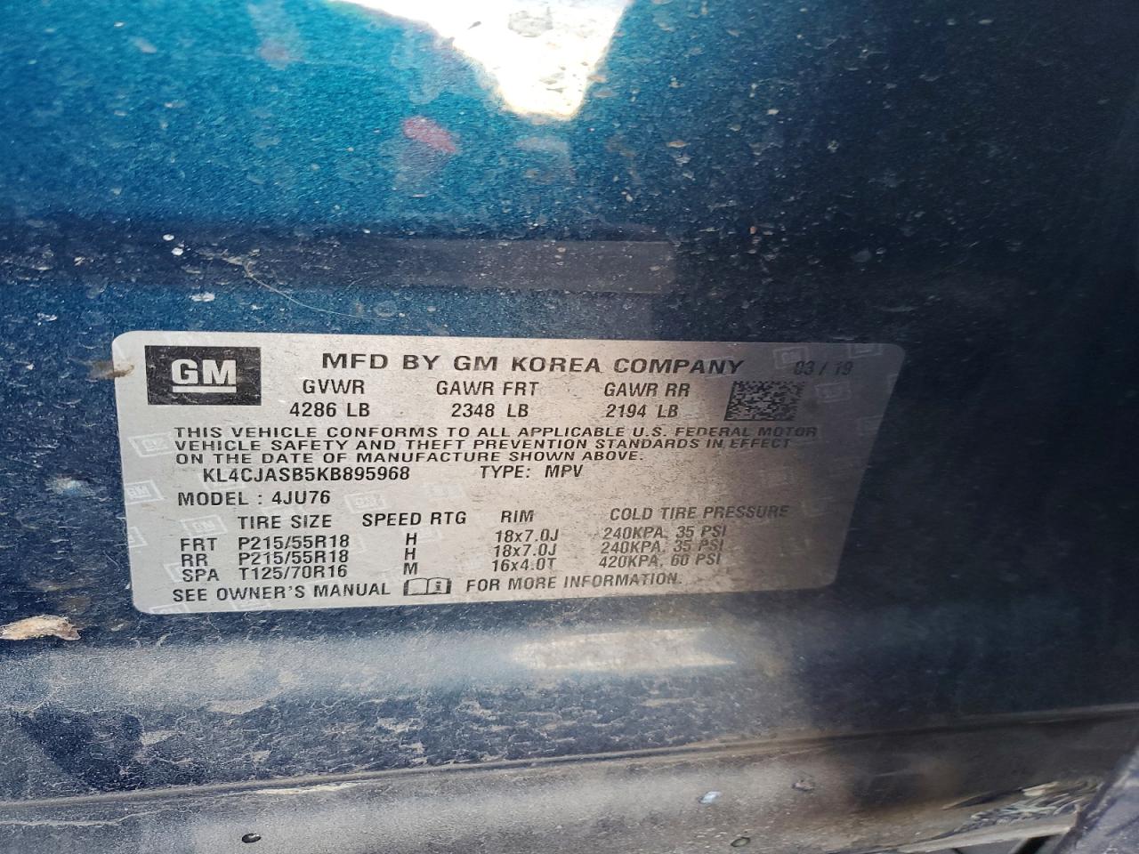 2019 BUICK ENCORE PREFERRED photo 25