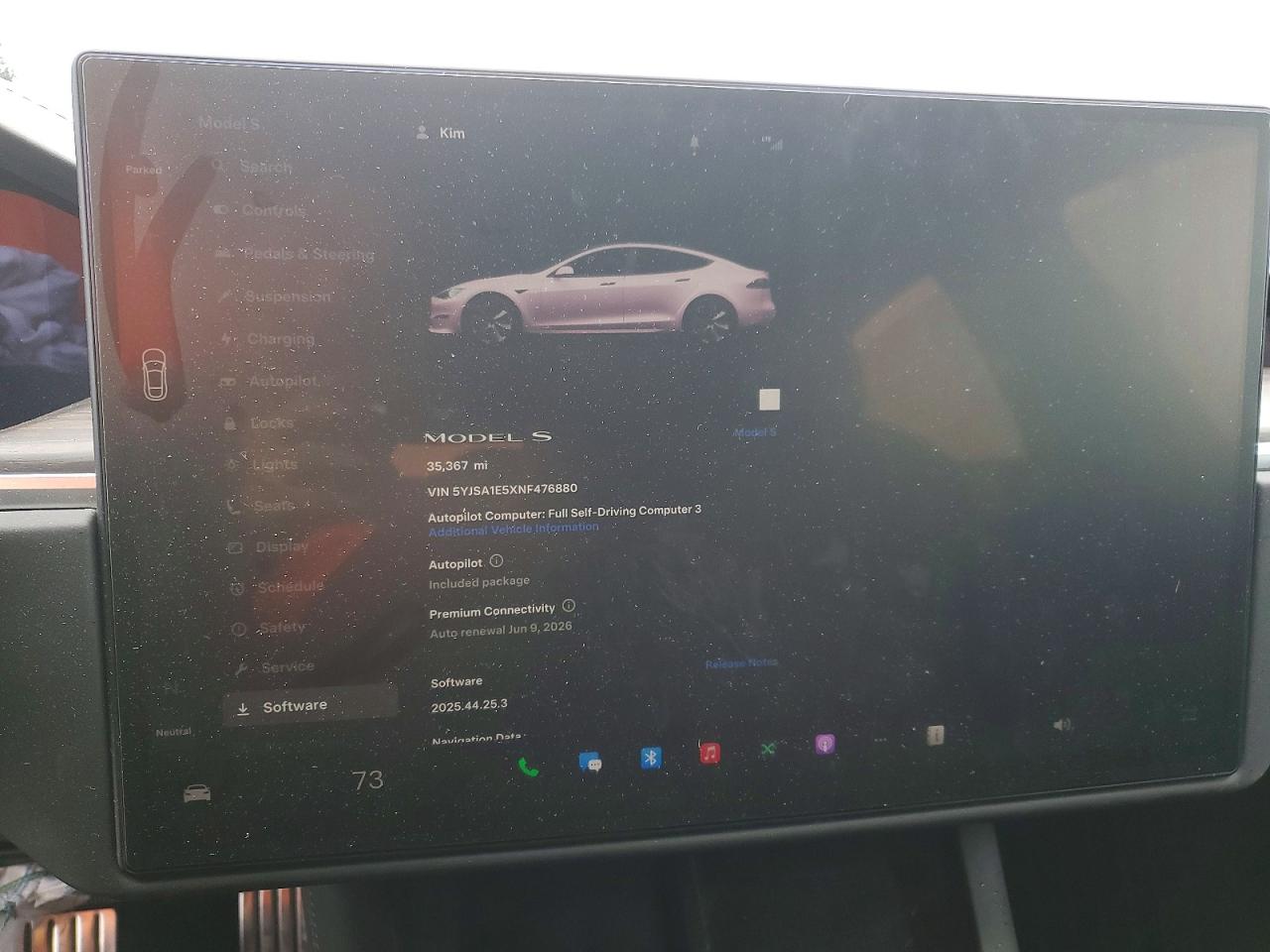 2022 TESLA MODEL S photo 9