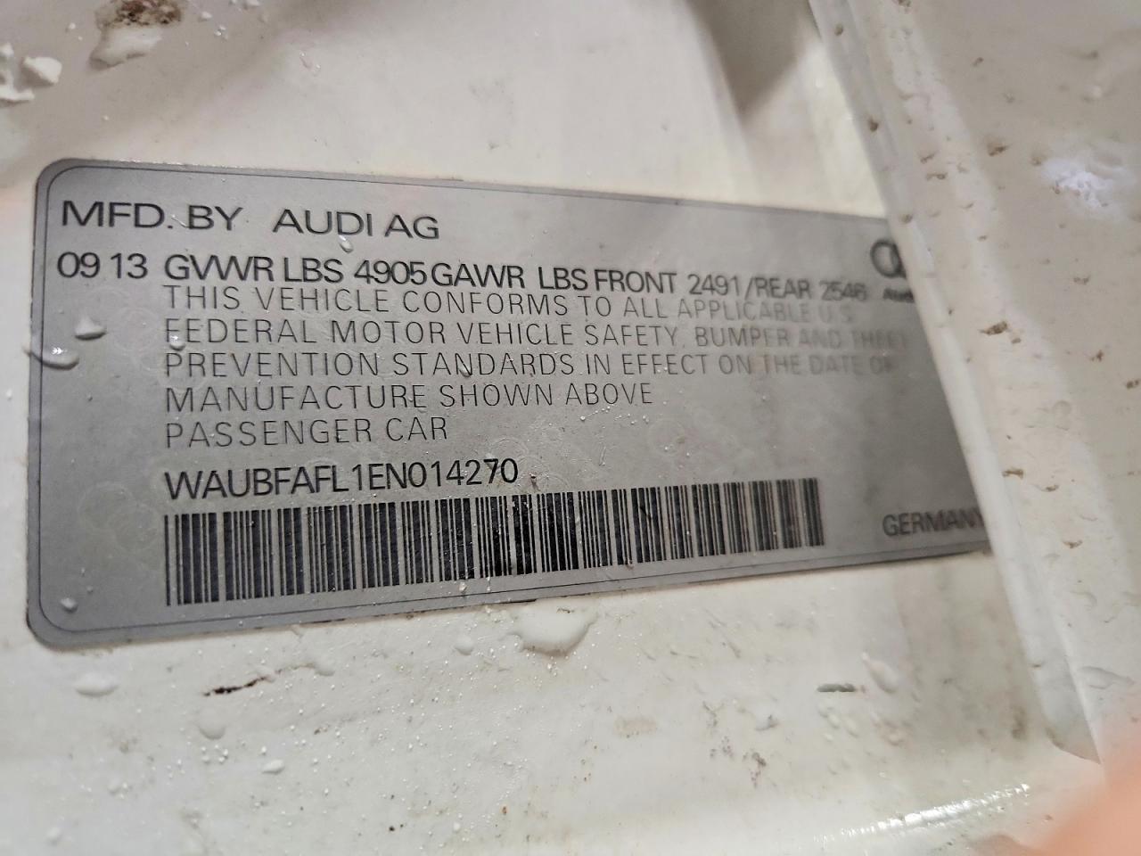 2014 AUDI A4 PREMIUM photo 12