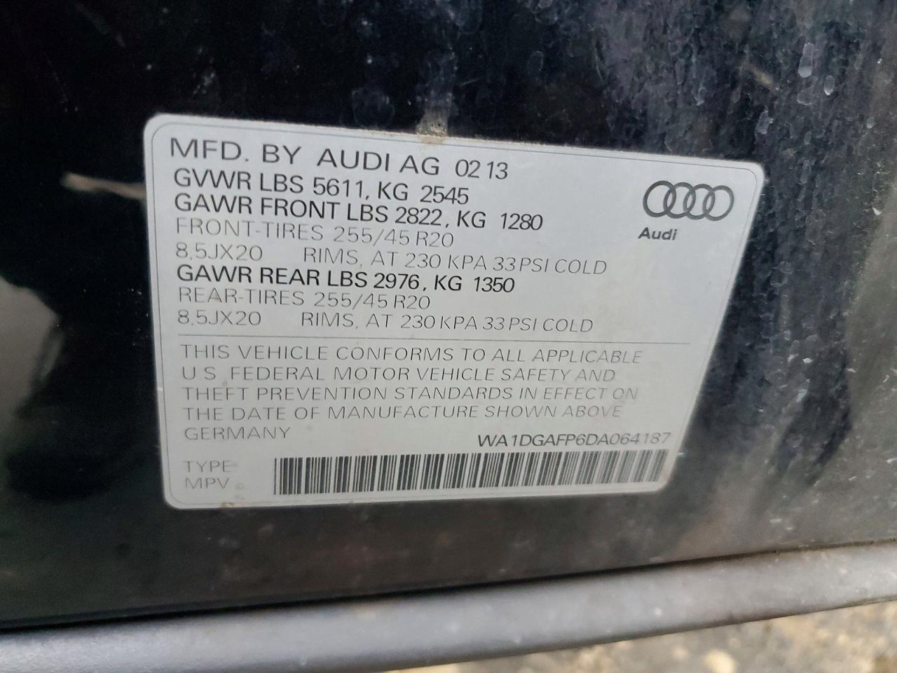 2013 AUDI Q5 PREMIUM PLUS photo 13