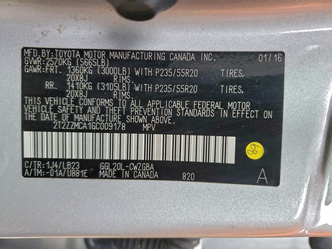 2016 LEXUS RX 350 photo 13