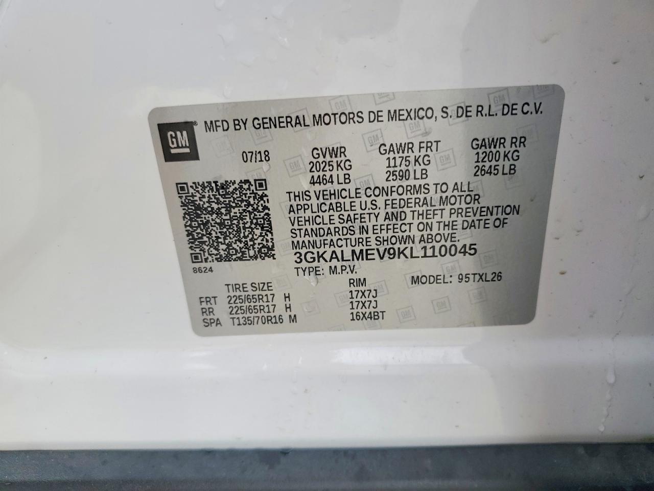 2019 GMC TERRAIN SLE photo 13