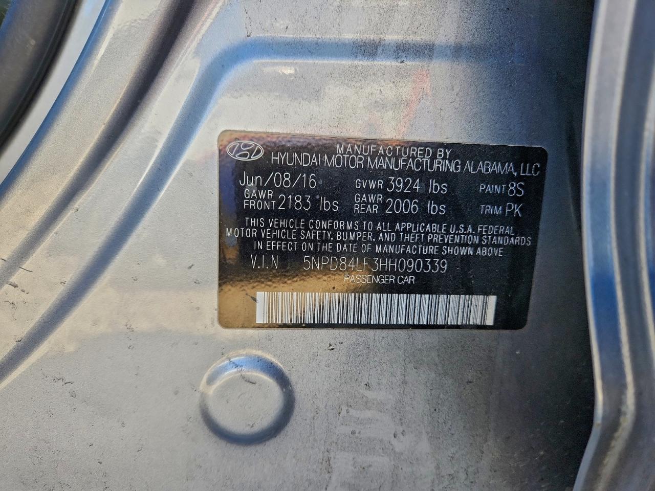 2017 HYUNDAI ELANTRA SE photo 12