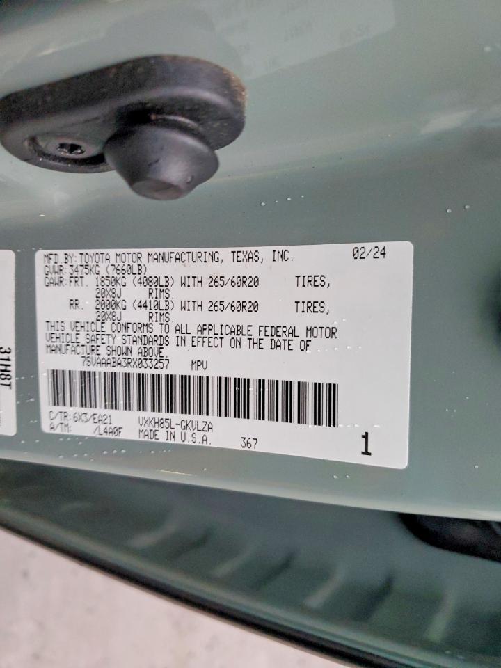 2024 TOYOTA SEQUOIA SR5 photo 14