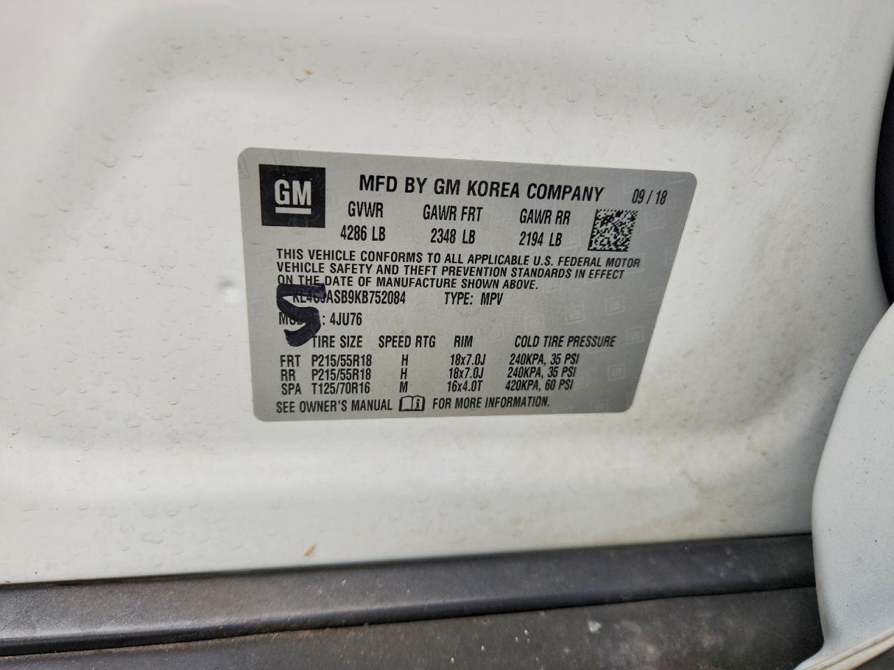 2019 BUICK ENCORE PREFERRED photo 53