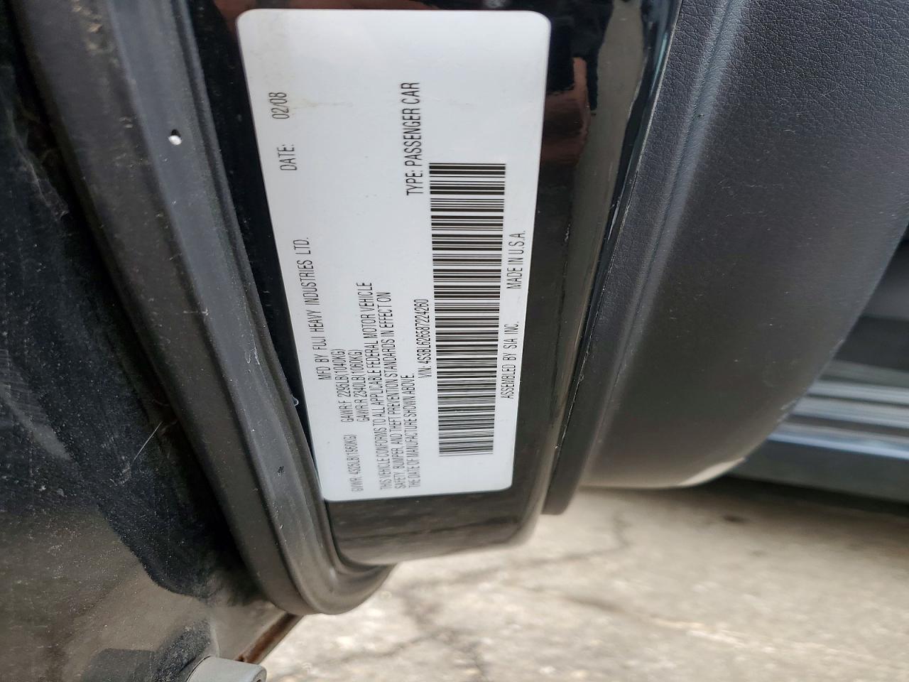 2008 SUBARU LEGACY 2.5I LIMITED photo 21