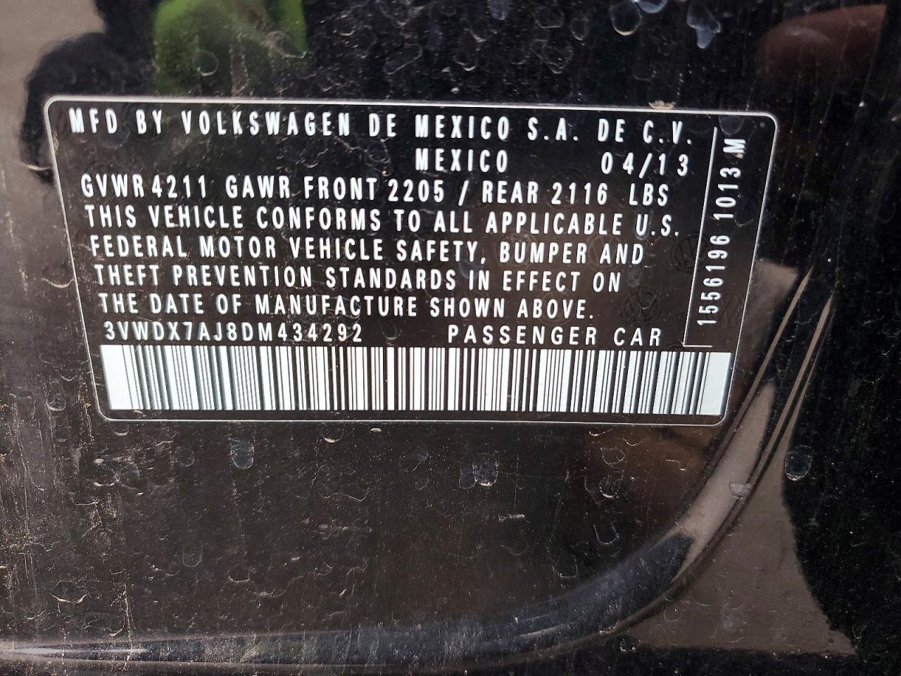 2013 VOLKSWAGEN JETTA SE photo 13