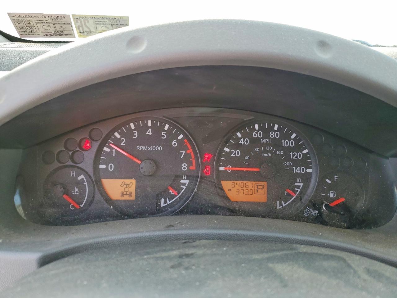 2015 NISSAN XTERRA X photo 9