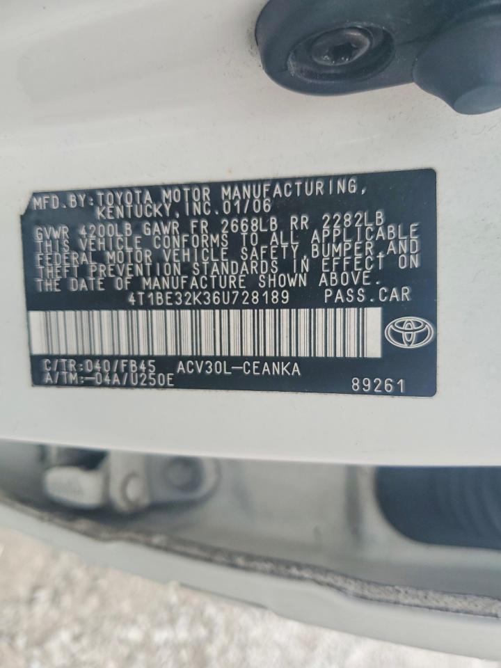2006 TOYOTA CAMRY LE photo 34