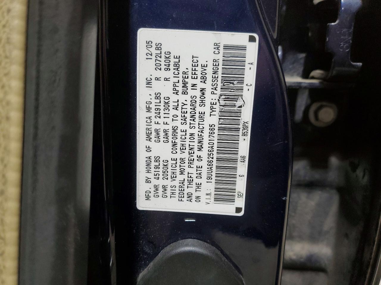 2006 ACURA 3.2TL photo 12