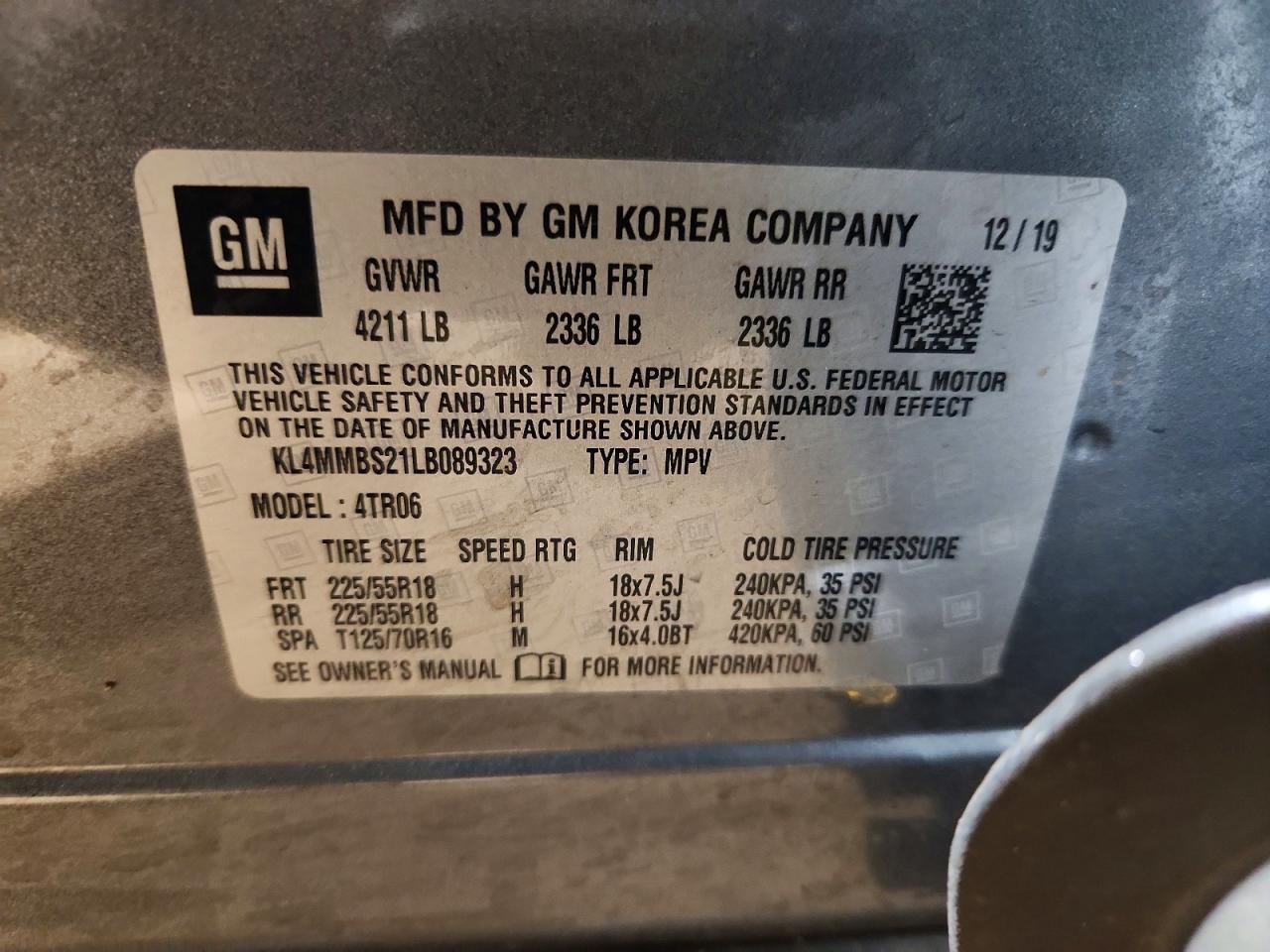 2020 BUICK ENCORE GX PREFERRED photo 27