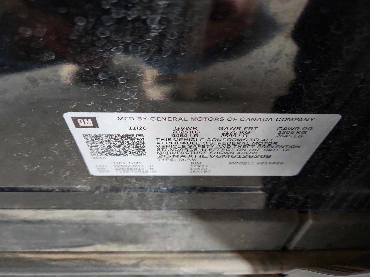2021 CHEVROLET EQUINOX LS photo 25