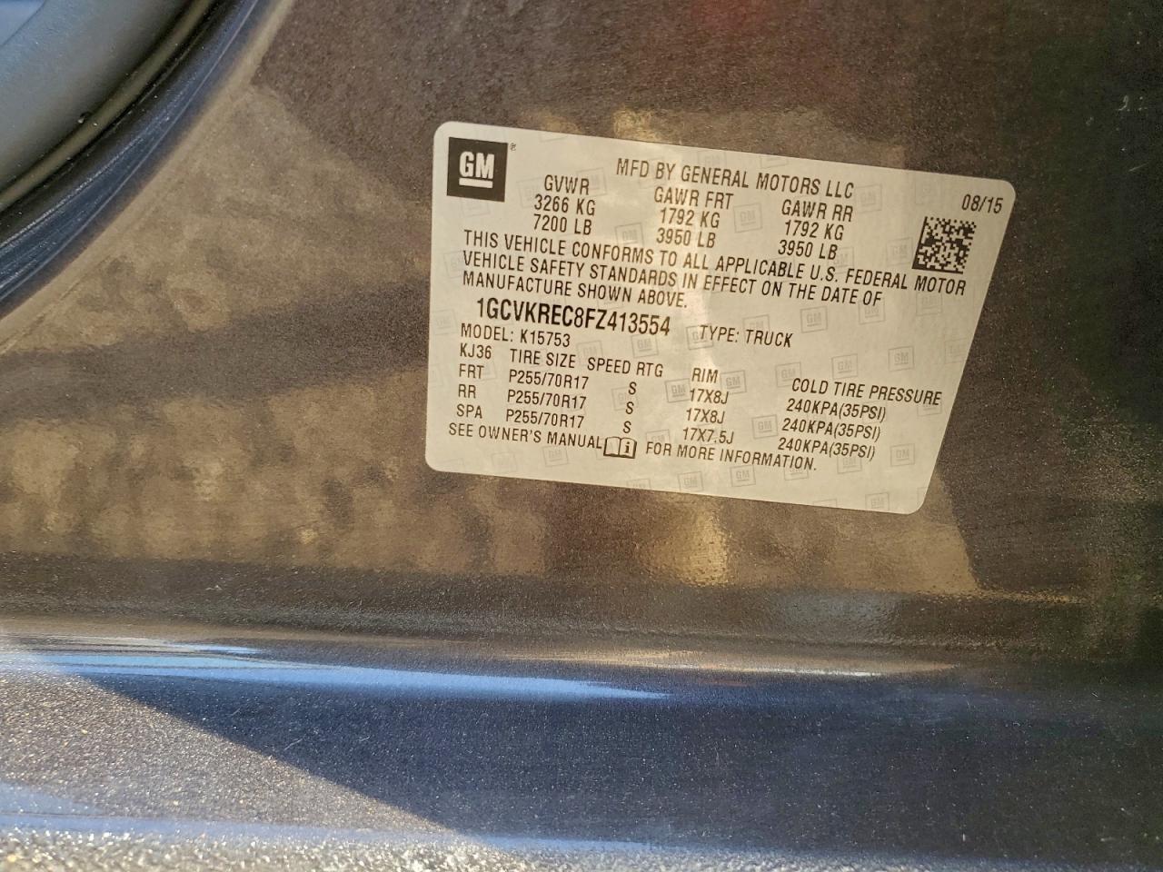 2015 CHEVROLET SILVERADO K1500 LT photo 23