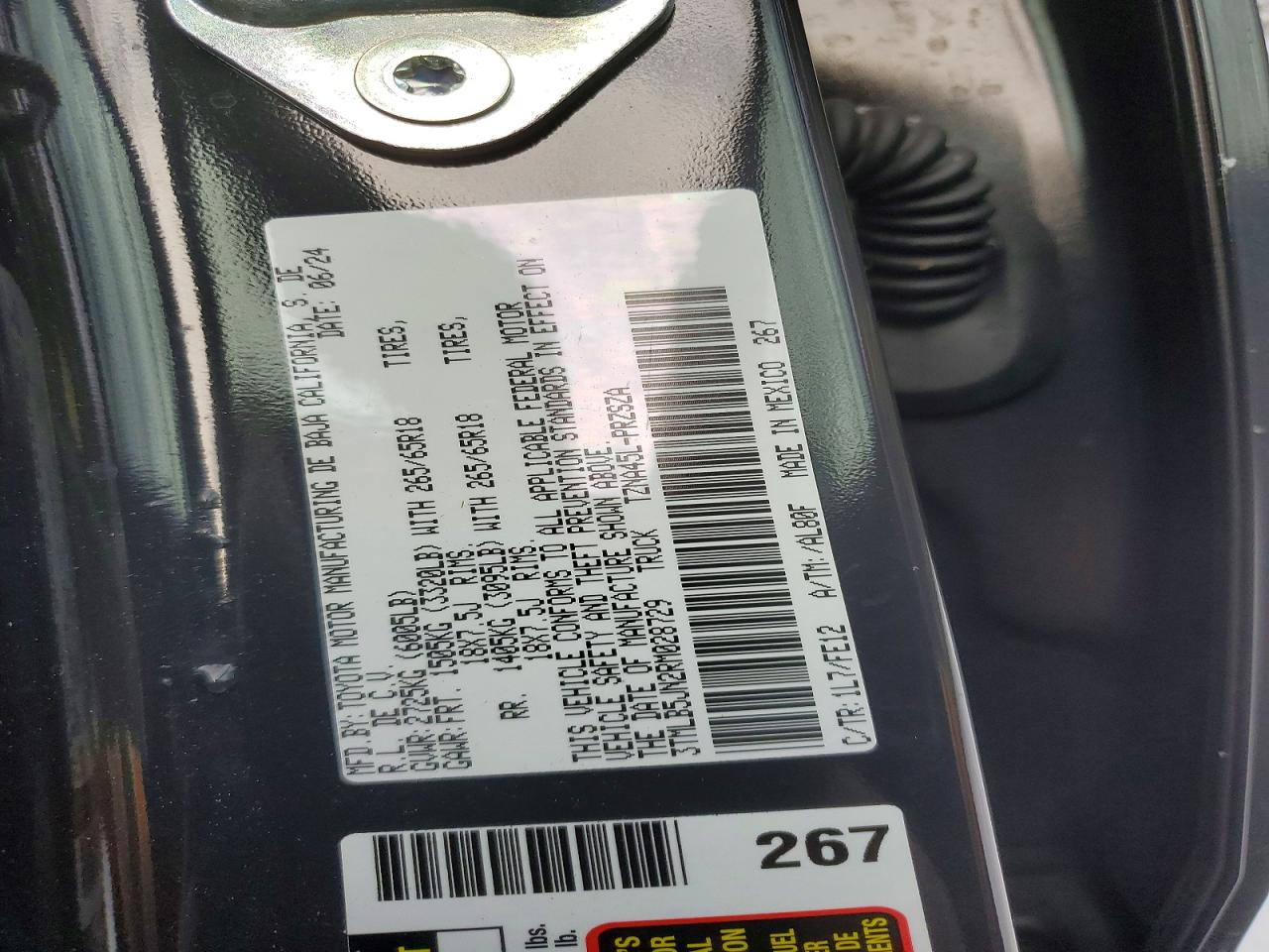 2024 TOYOTA TACOMA DOUBLE CAB photo 12