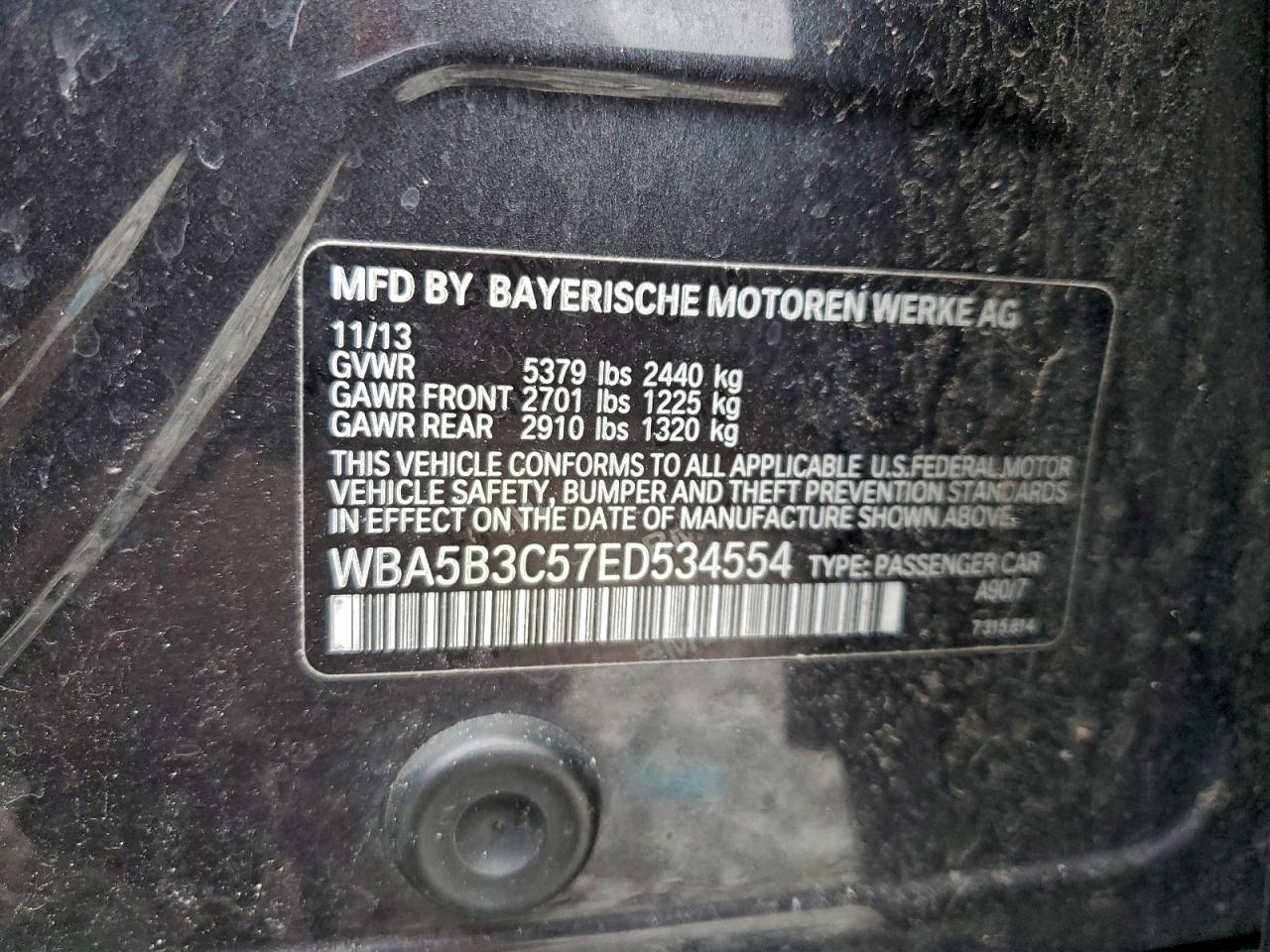 2014 BMW 535 XI photo 12