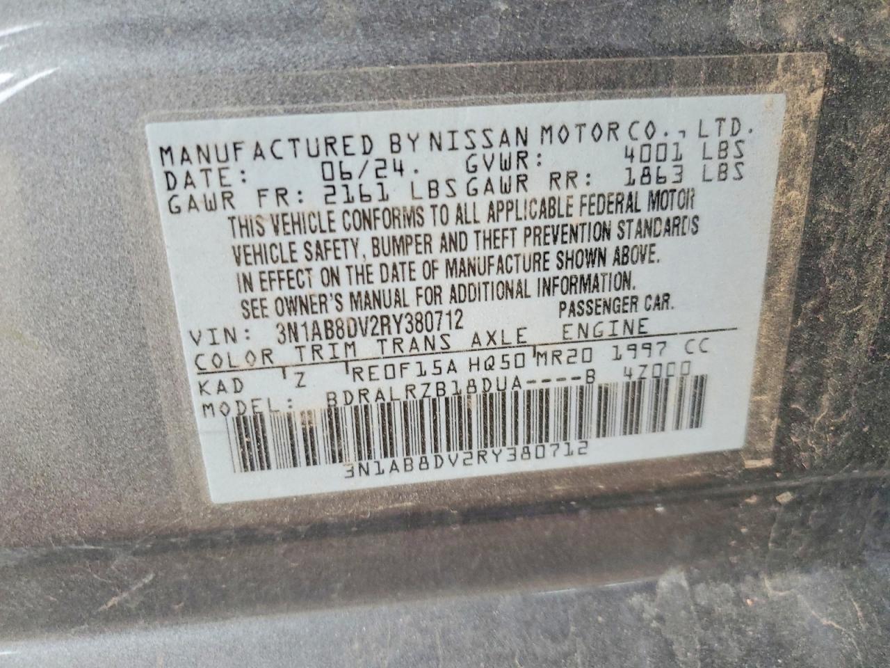 2024 NISSAN SENTRA SR photo 13