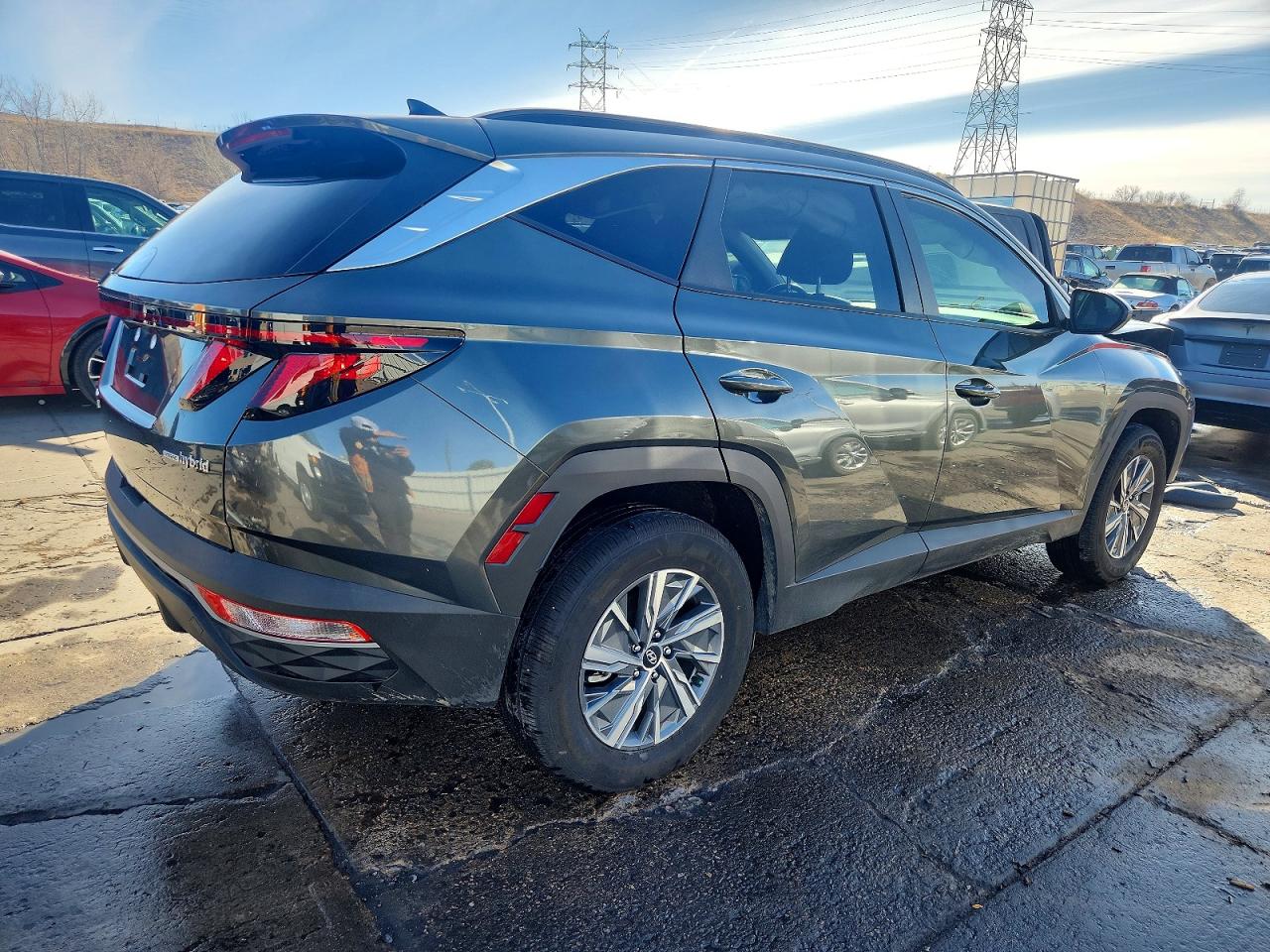 2024 HYUNDAI TUCSON BLUE photo 3