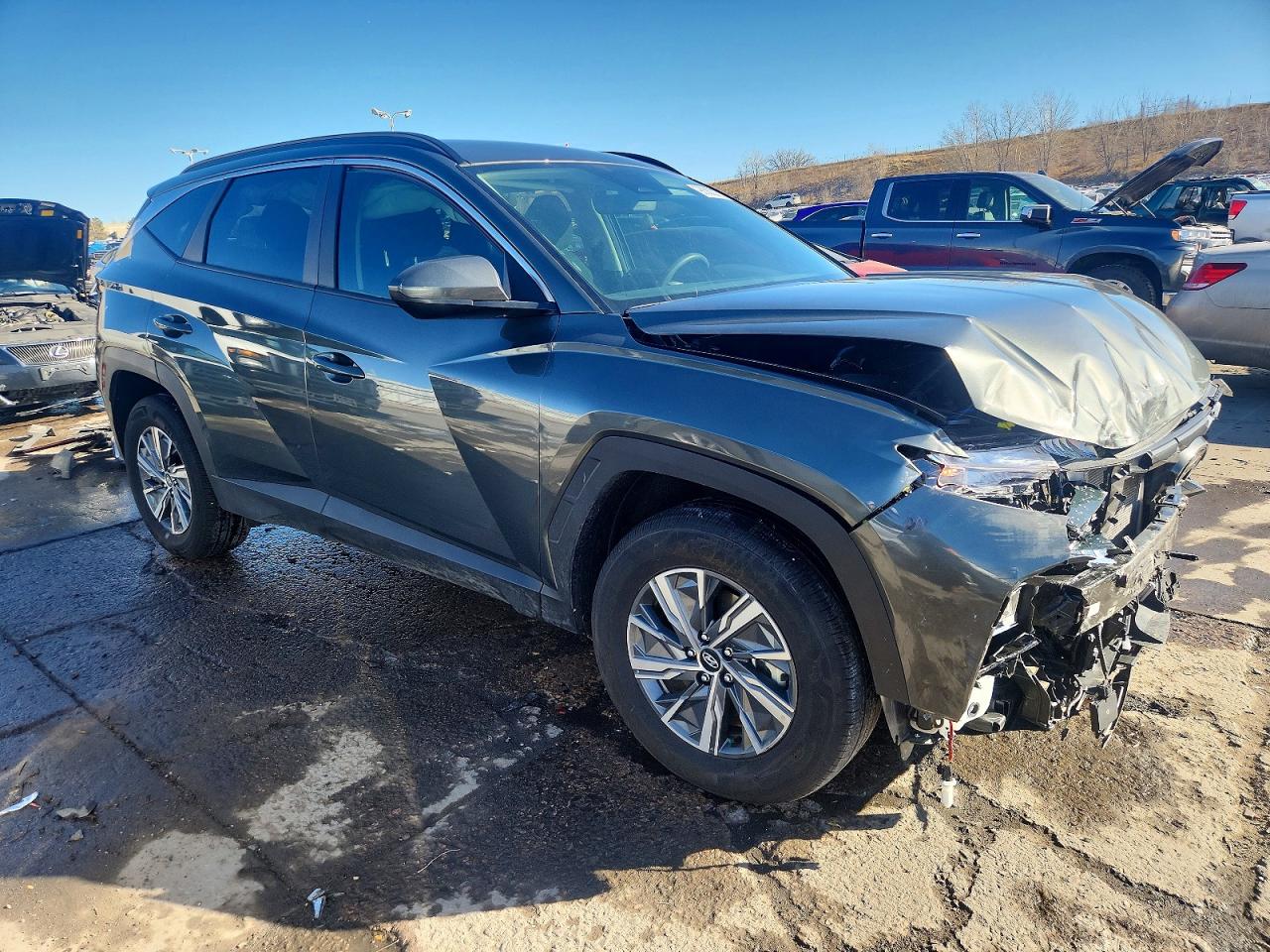 2024 HYUNDAI TUCSON BLUE photo 4