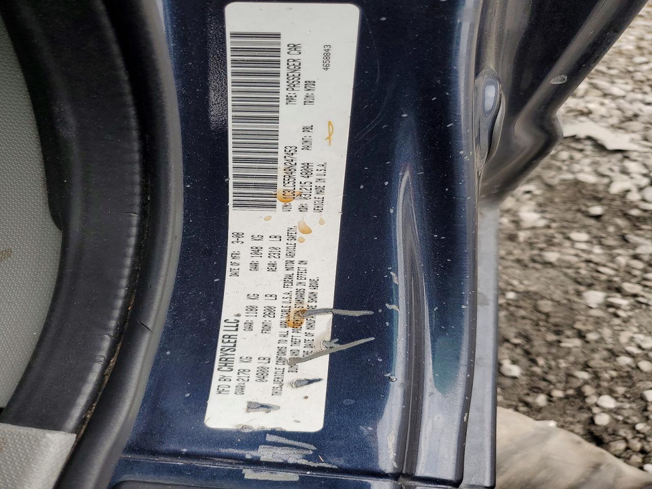 2008 CHRYSLER SEBRING TOURING photo 12