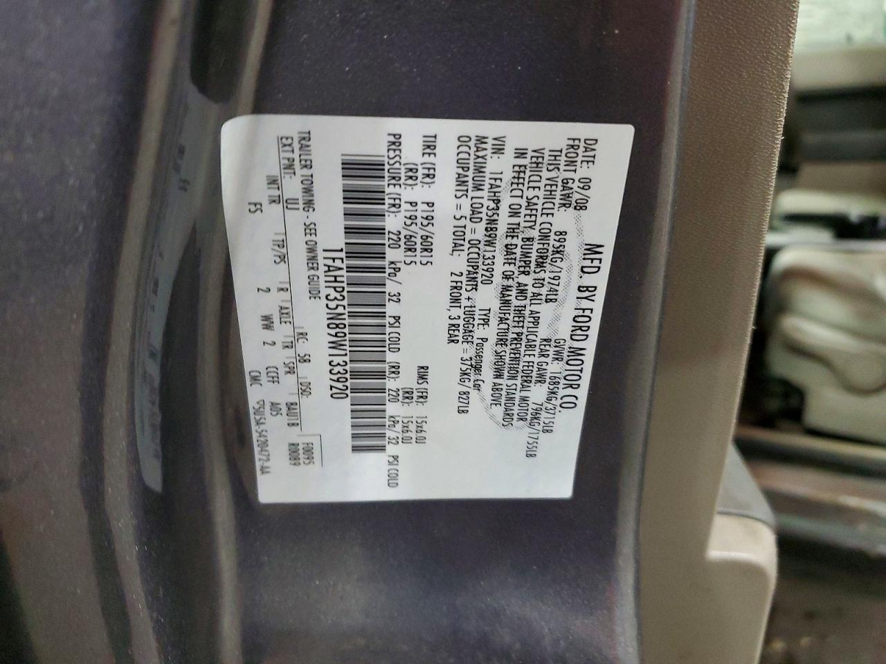 2009 FORD FOCUS SE photo 12