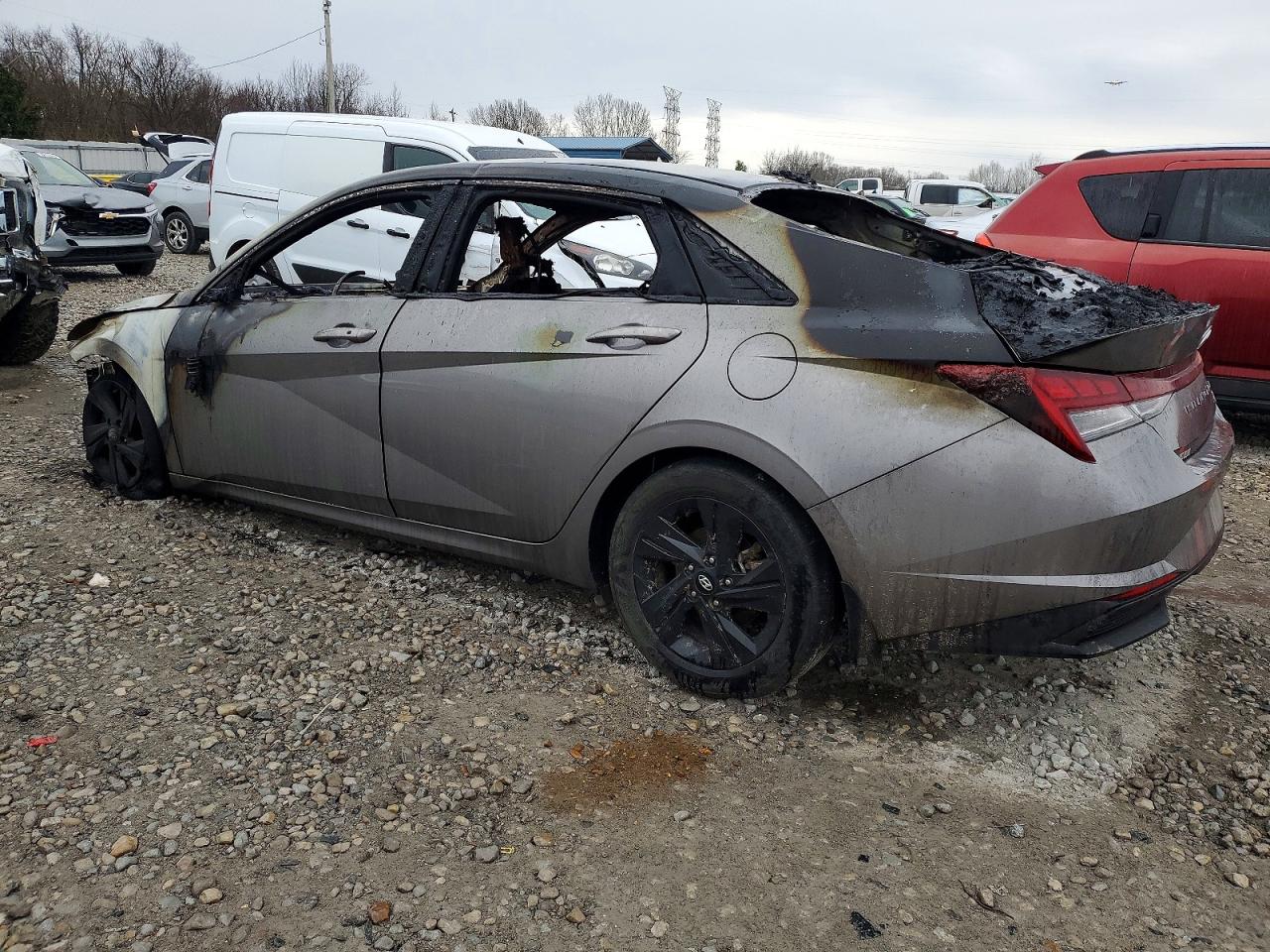 2023 HYUNDAI ELANTRA BLUE photo 2