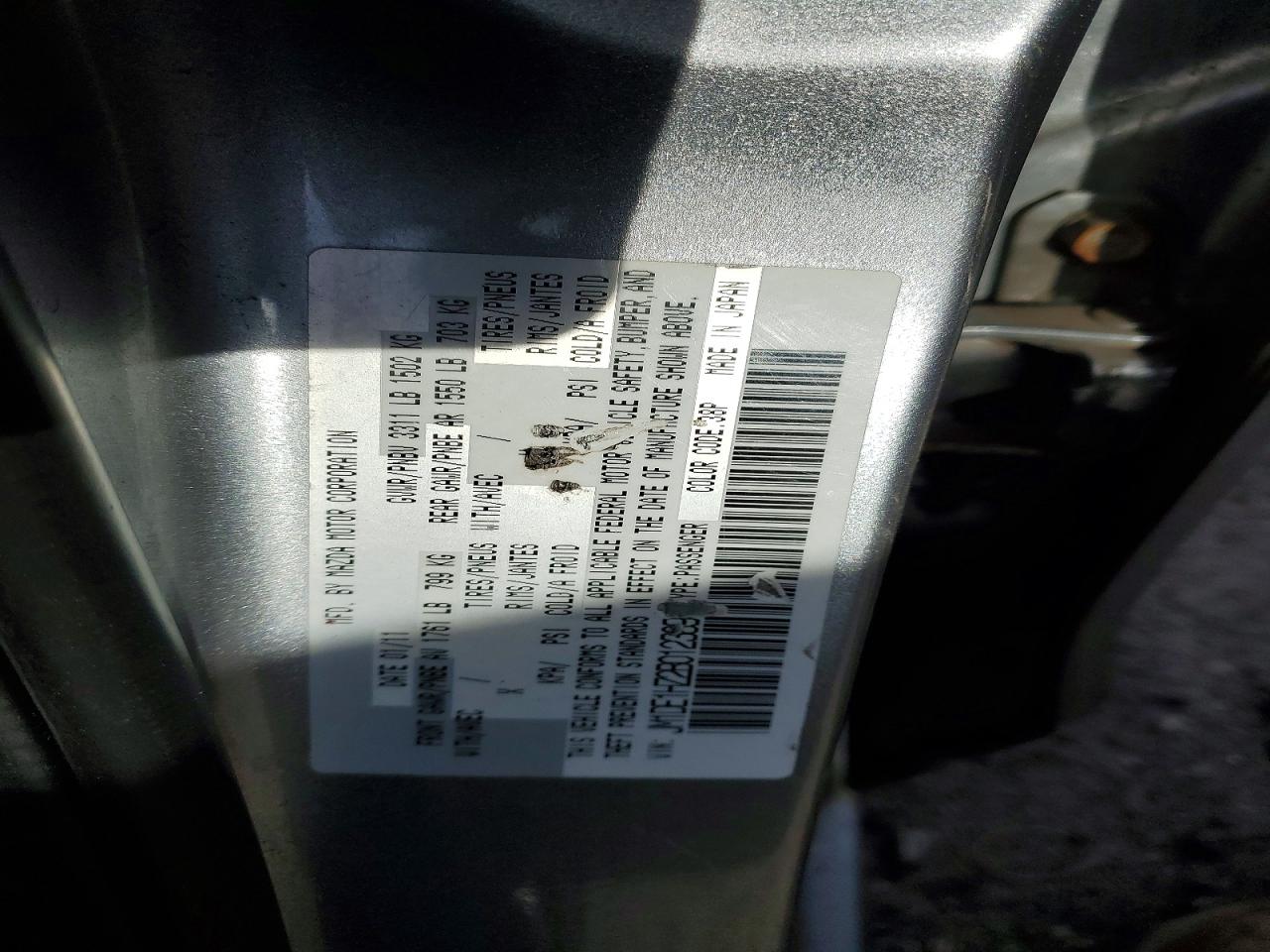 2011 MAZDA MAZDA2 photo 12
