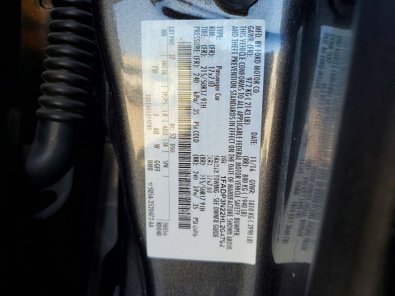 2017 FORD FOCUS TITANIUM photo 12