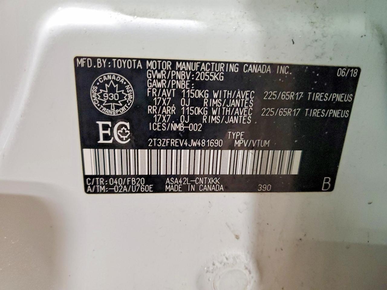 2018 TOYOTA RAV4 LE photo 37