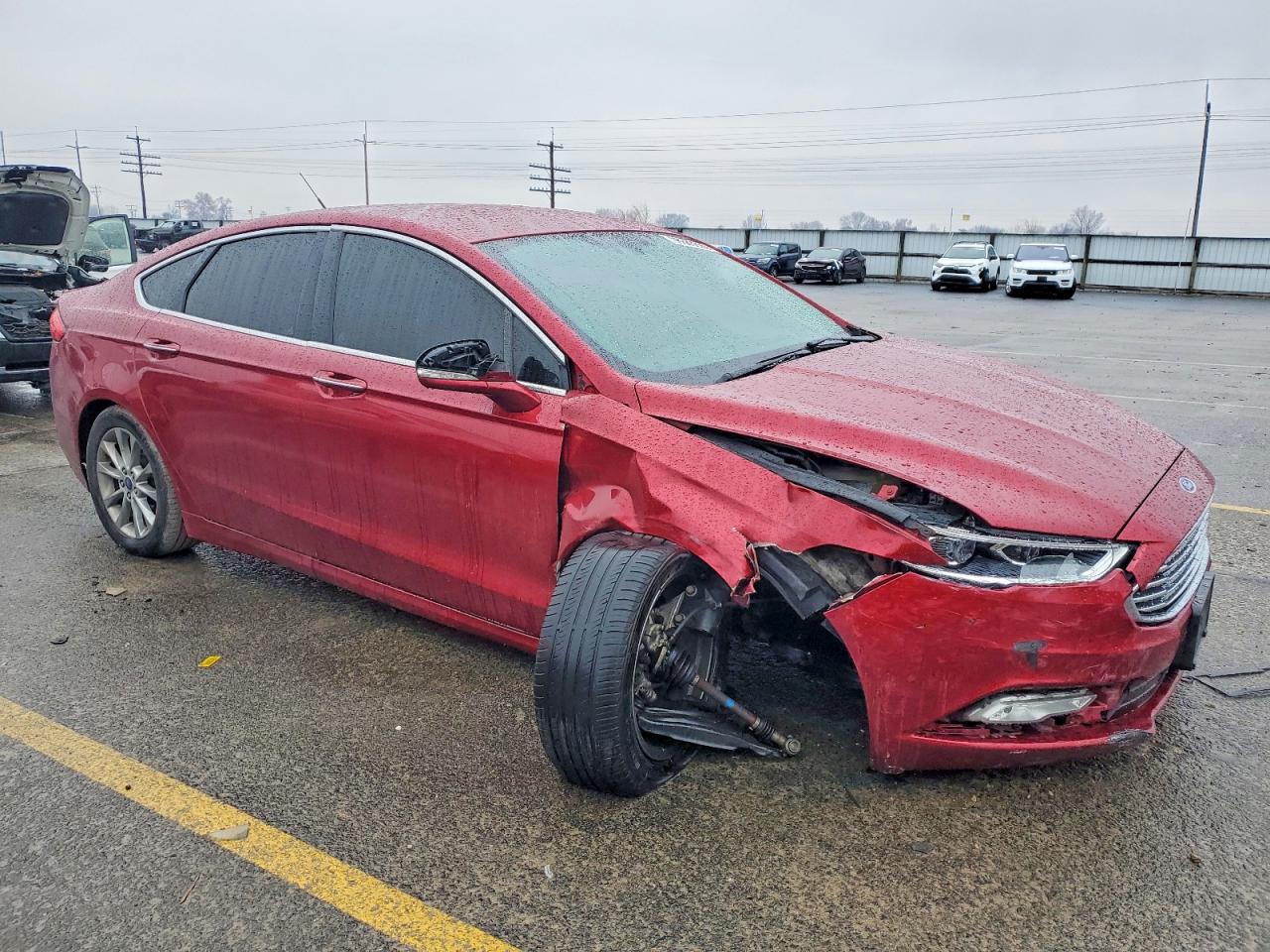 2017 FORD FUSION SE photo 4
