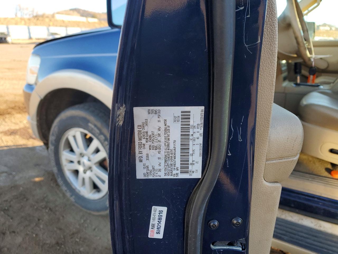 2006 FORD EXPLORER EDDIE BAUER photo 13