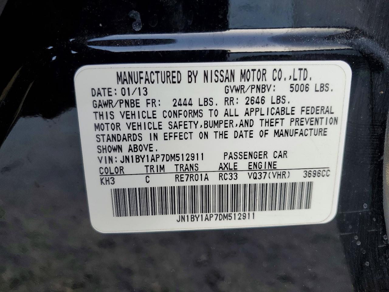 2013 INFINITI M37 photo 25