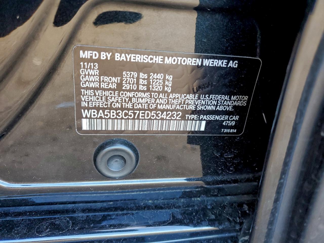 2014 BMW 535 XI photo 12