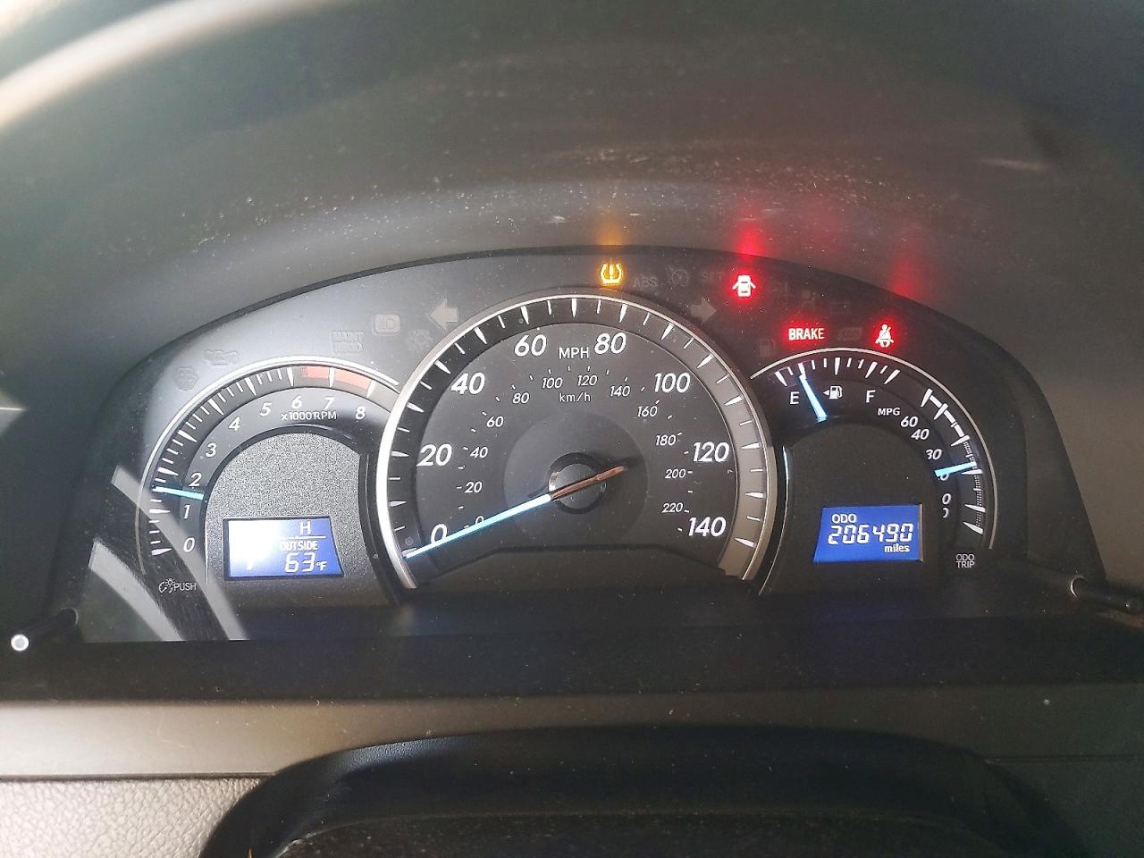 2012 TOYOTA CAMRY BASE photo 9
