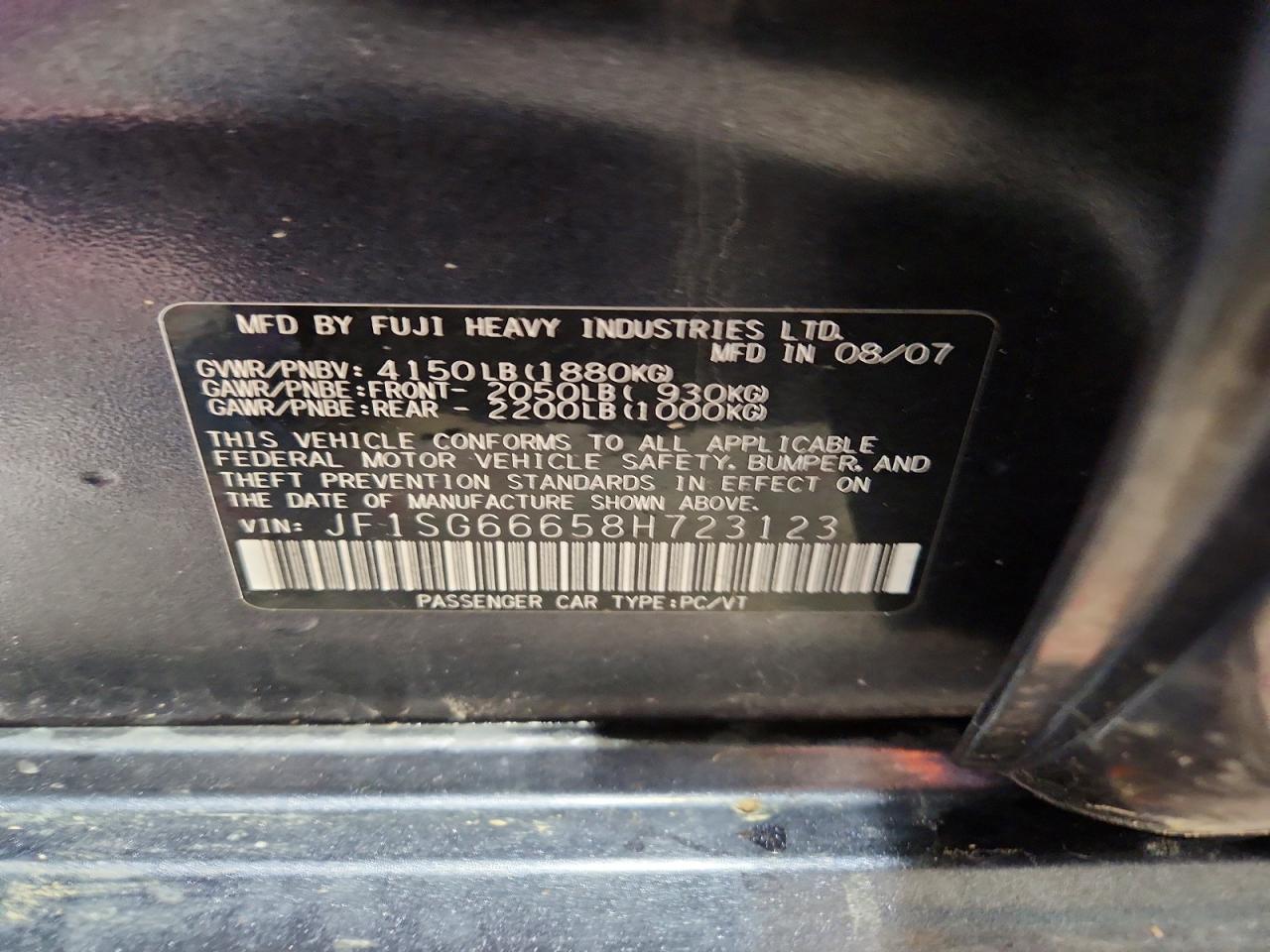 2008 SUBARU FORESTER SPORTS 2.5X photo 37