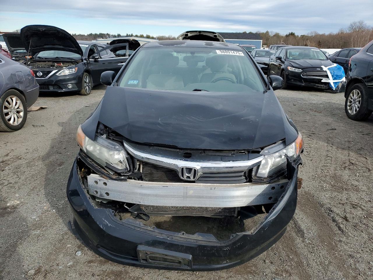 2012 HONDA CIVIC LX photo 5