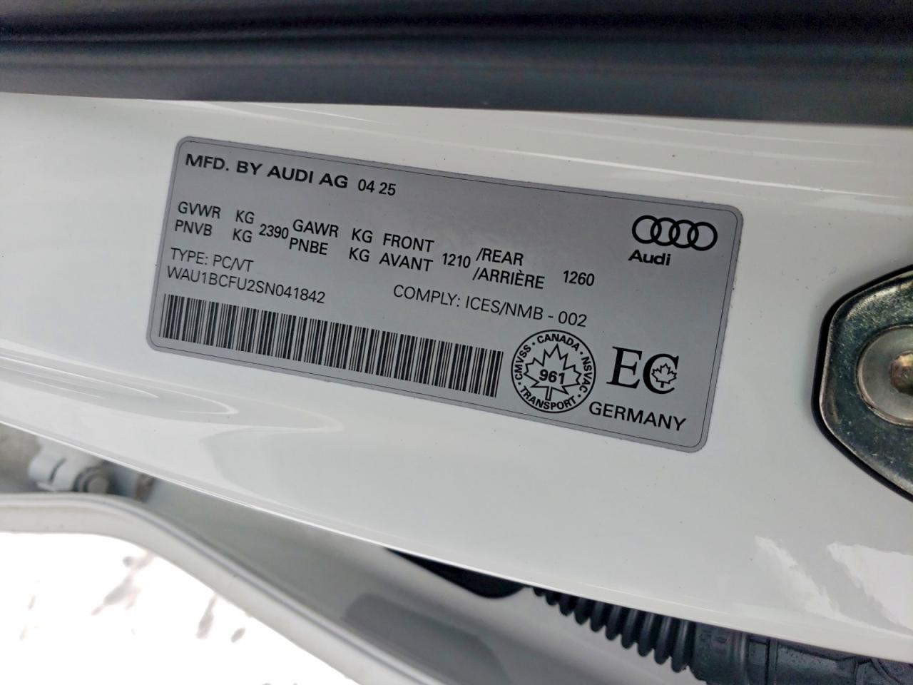 2025 AUDI A5 PREMIUM photo 12
