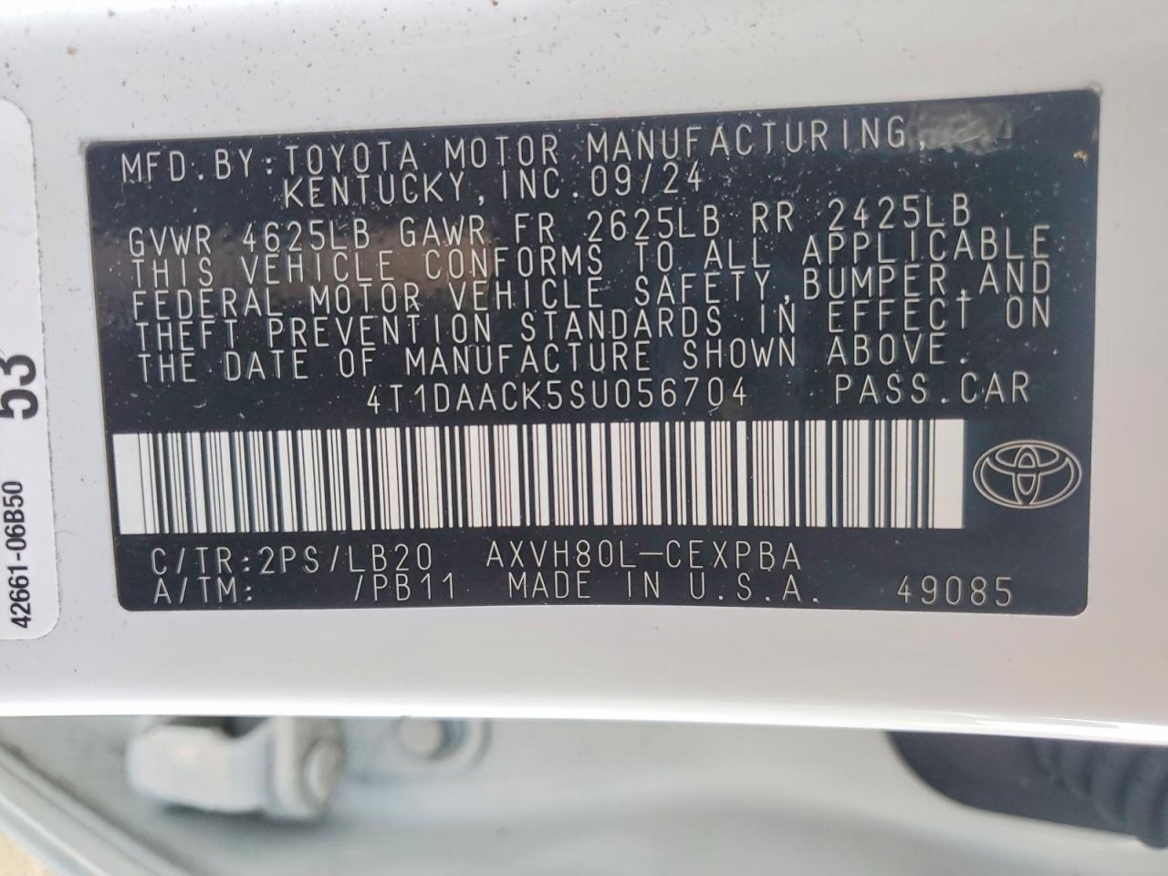 2025 TOYOTA CAMRY XSE photo 12