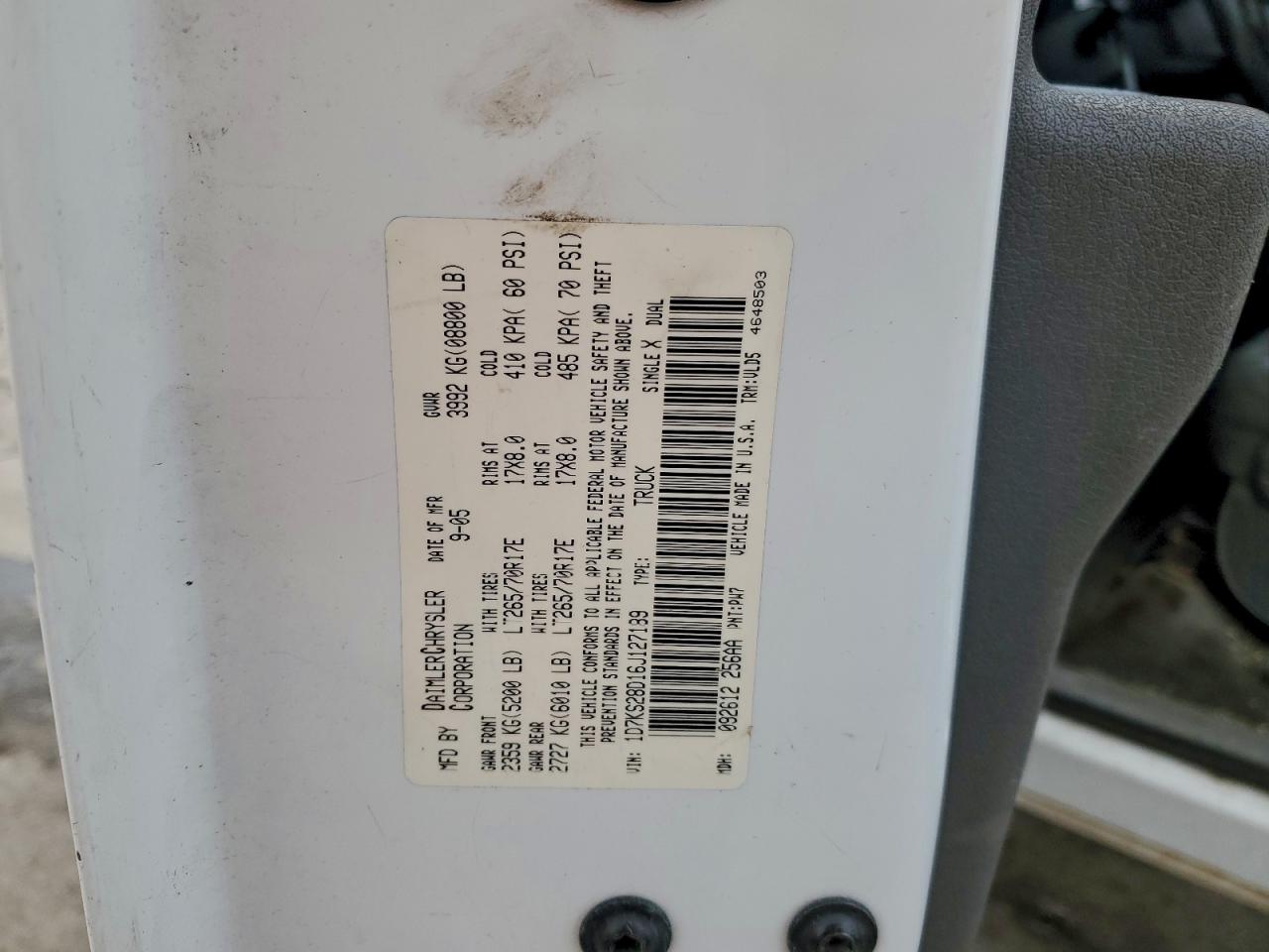 2006 DODGE RAM 2500 ST photo 12