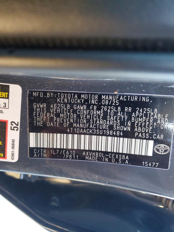 2025 TOYOTA CAMRY XSE photo 12