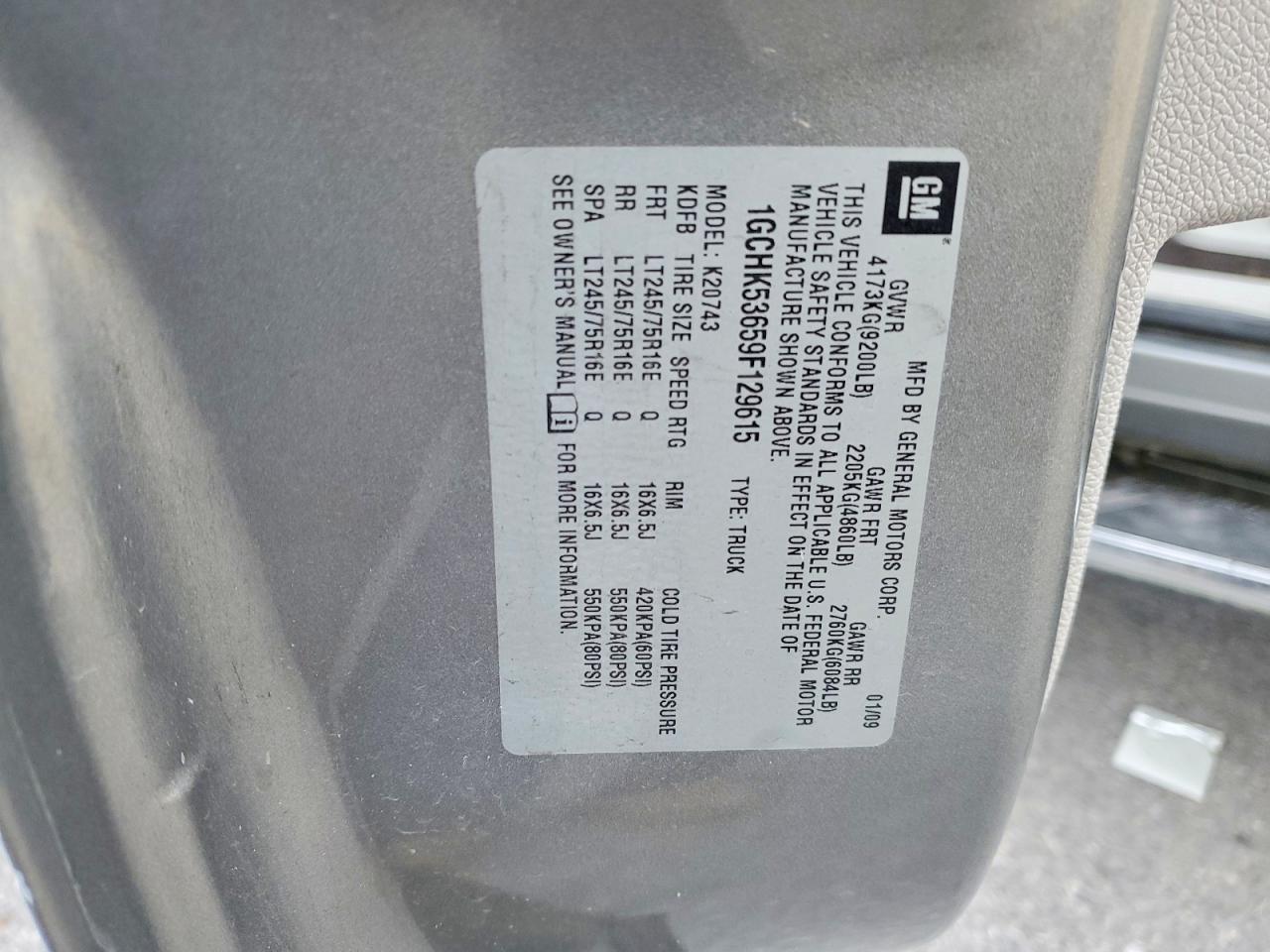 2009 CHEVROLET SILVERADO K2500 HEAVY DUTY LT photo 12