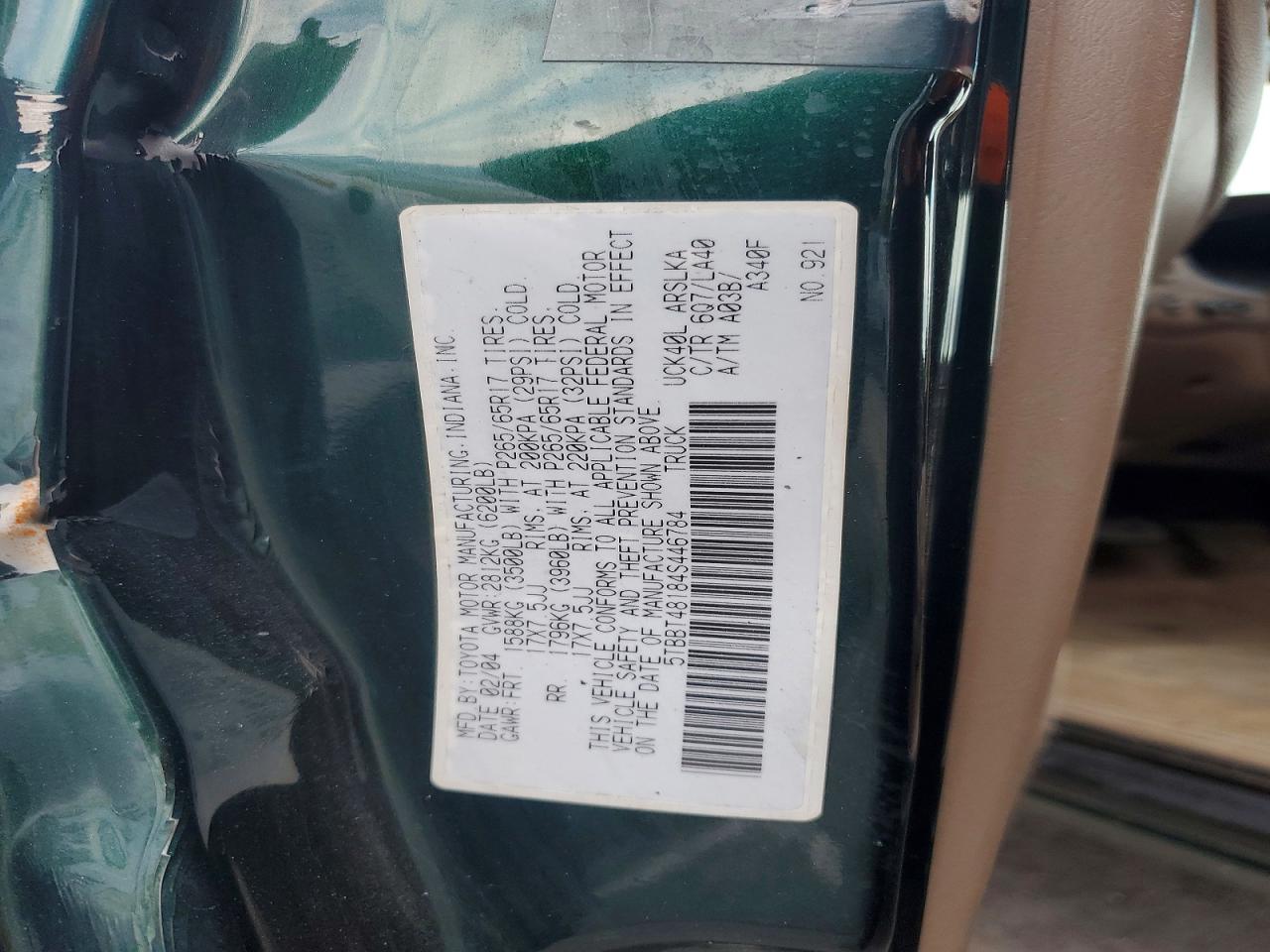 2004 TOYOTA TUNDRA ACCESS CAB LIMITED photo 23